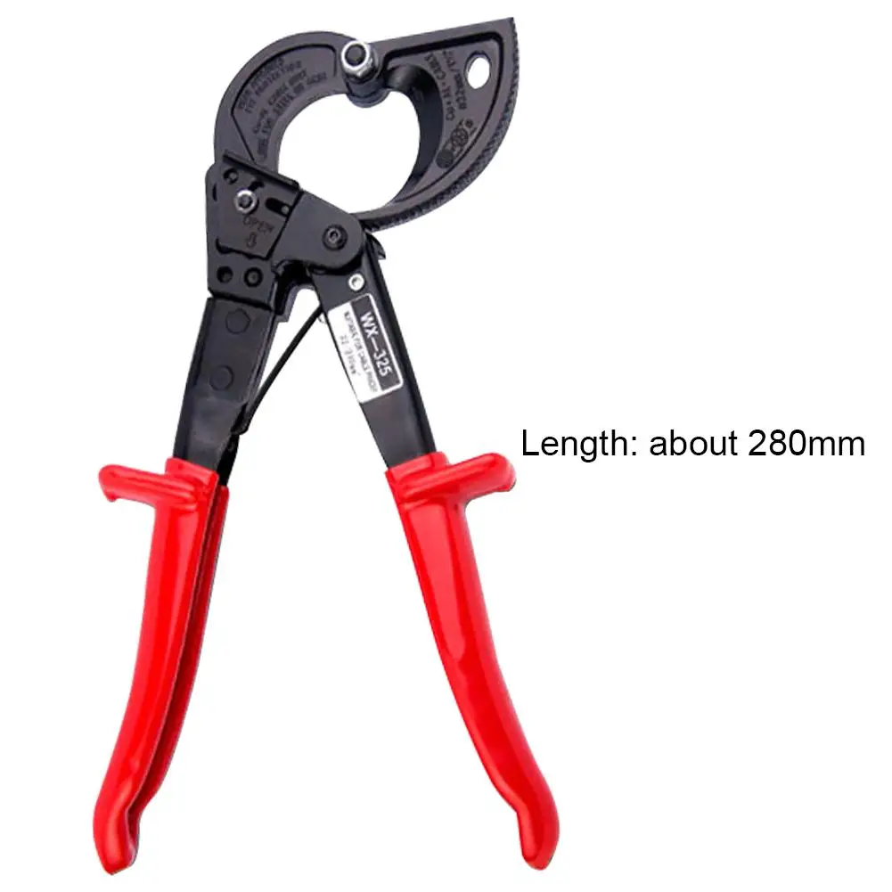 

Ratchet Crimping Pliers Wire Stripper Scissors Electrician Tool Cable Cutter Rubber Grip Non-slip Stability Ensure Safety