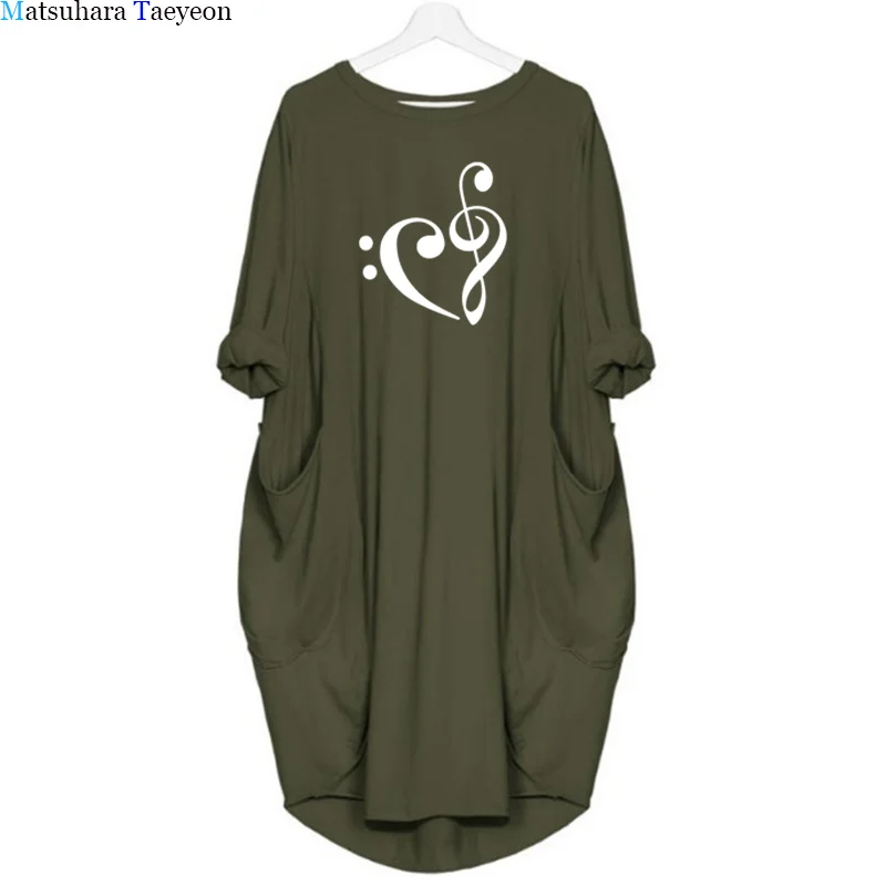 

Футболка женская с принтом музыки, сердец, с длинным рукавом