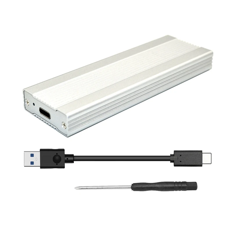 qindian hdd enclosure m 2 ssd enclosure case m 2 to usb adapter m 2 ssd nvme pcie usb3 1 type c external hard drive disk ssd box free global shipping