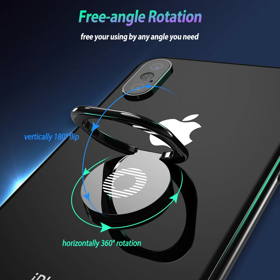 Магнитный автомобильный мини держатель для мобильного телефона черный Meizu 7 E2 M6