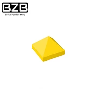 bzb moc 22388 1x1 four sided slope face brick creative high tech building block model kids toys diy brick parts best gifts