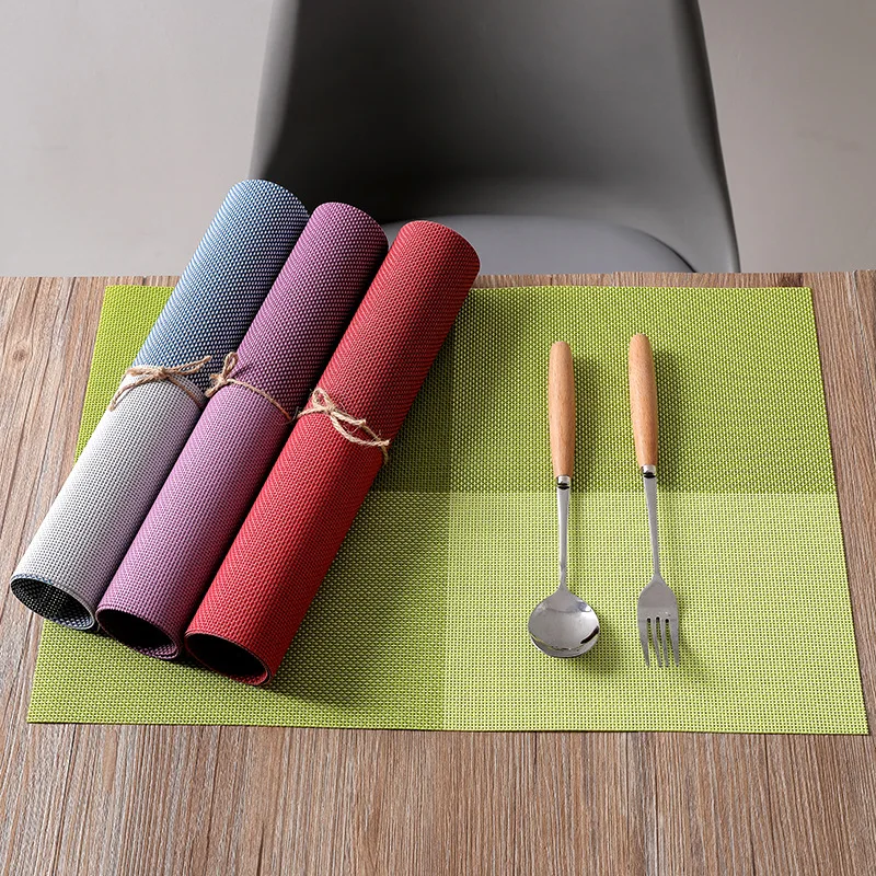 Новая мода ПВХ настольные коврики европейские кухонные принадлежности столовые