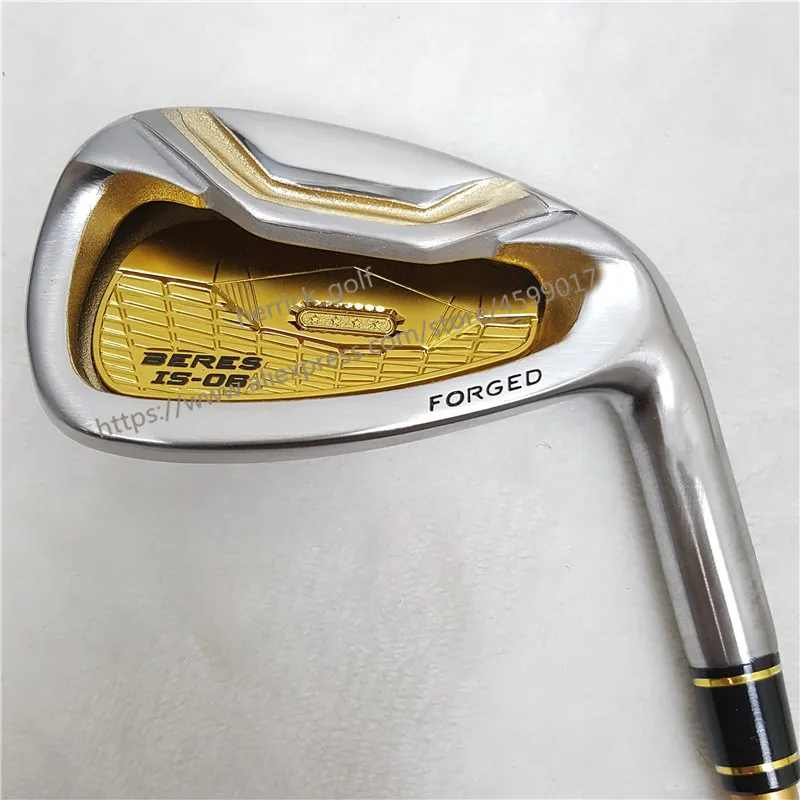 Набор для клюшек для гольфа HONMA S-06, 4 звезды, полный набор клюшек для гольфа, драйвер+ фарватер, дерево+ утюги+ клюшка, графитовый Вал, чехол, сумка