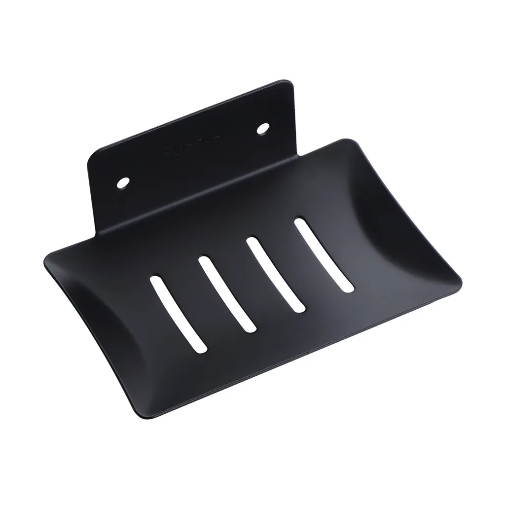 

Bathroom Soap Holder Non-Perforated With Hook Excrete Soap Box Soap Box Shelf Plastic Soap Holder 12.8x8.5x4cm Dropshipping #38