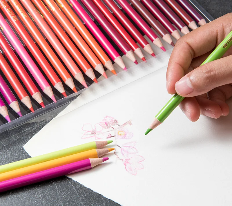 180 цветных карандашей для воды масляные цветные карандаши профессиональные