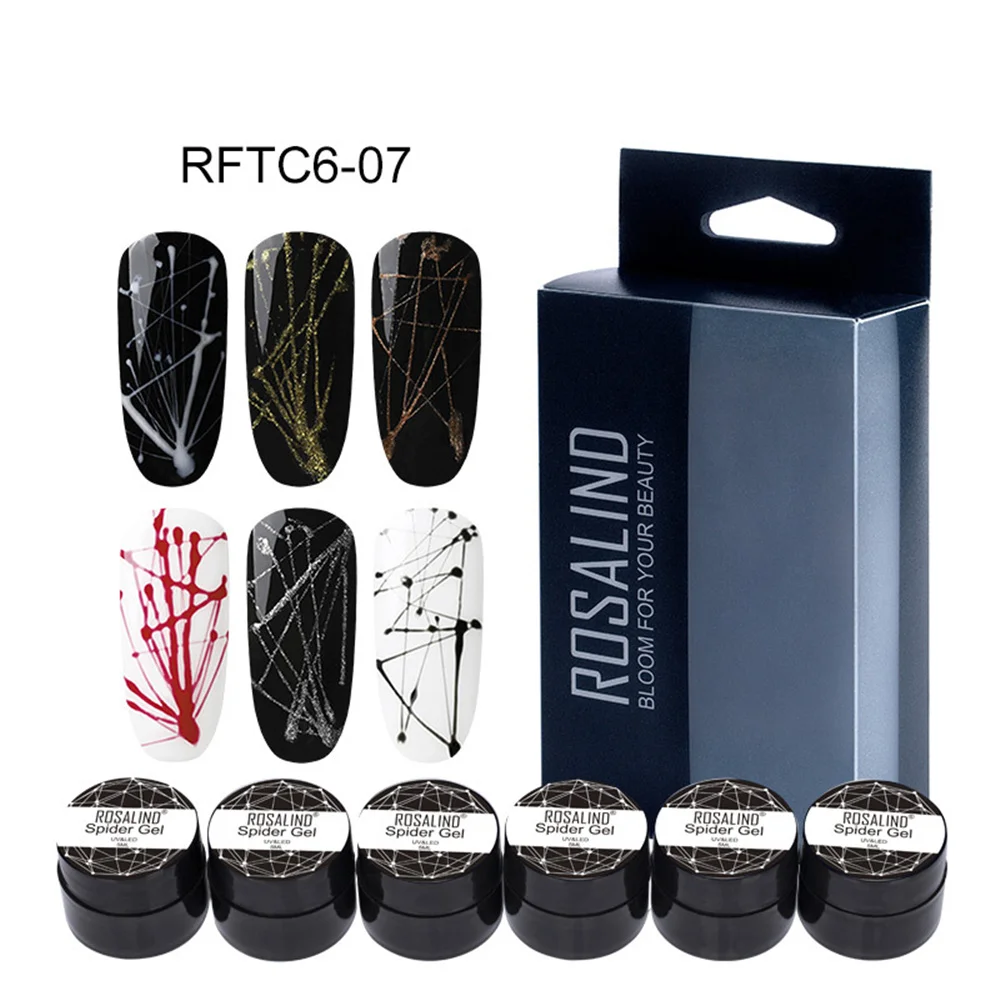 

6Pcs/Set Cat Eye Gel Nail Polish Rainbow Neon Hybrid Varnishes For nails Manicure Set Decoration Need Base top coat UV LED Gel