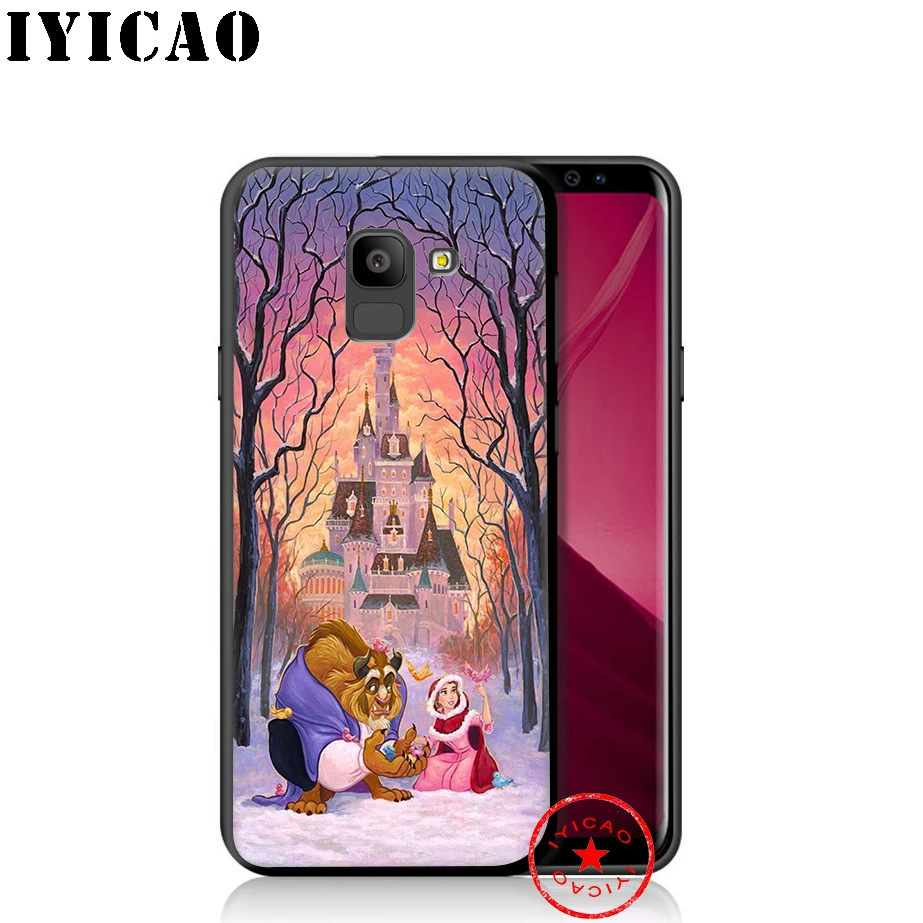 IYICAO Красавица и Чудовище мягкий чехол для телефона samsung Galaxy A9 A8 A7 J6 A6 плюс 2018 A5 A3 2016