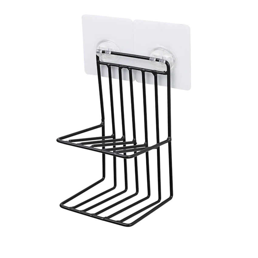 Самоклеящаяся подставка для мыла губки железный двухслойный стеллаж ванной душа
