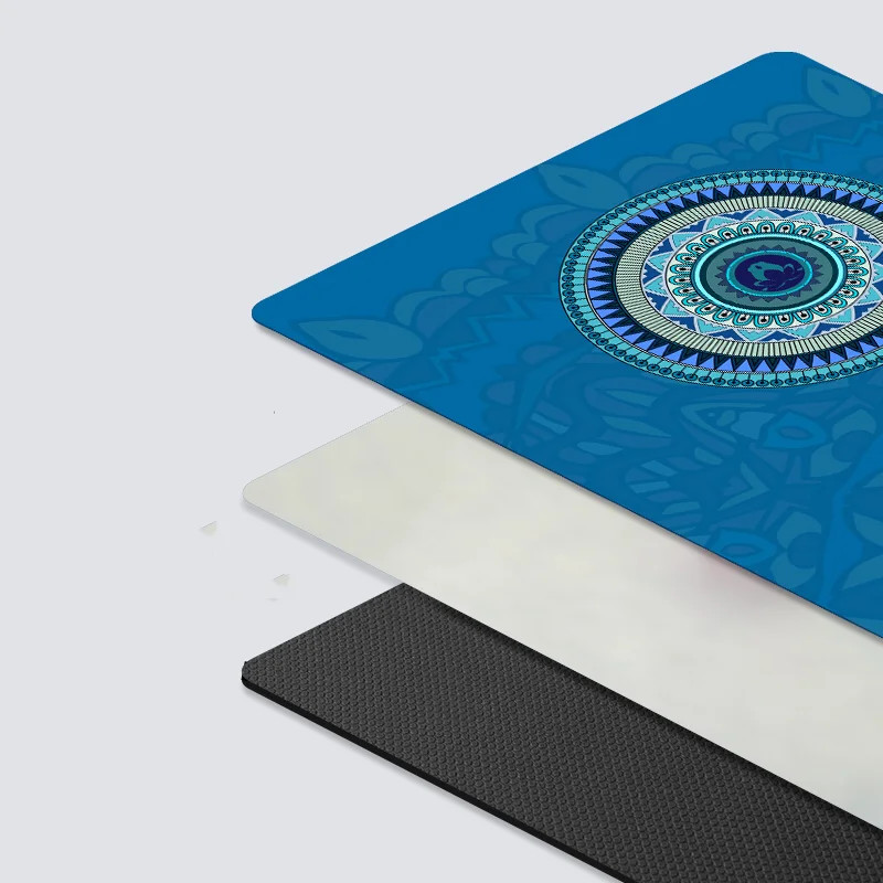 Замша TPE коврик для йоги начинающих Нескользящие гимнастические коврики