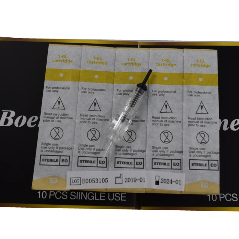 Картридж Иглы для татуажа 10 шт. 1 лайнер картридж постоянный Макияж