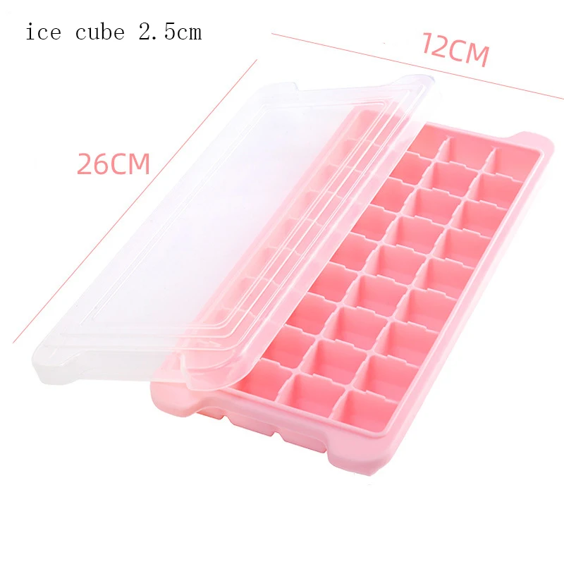 

24/36 Grids Silicone Ice Cube Mold Cake Ice Cream Mold Fresh Food Fruit Ice Tray Moulds Maker Freezer Bar Drink Accessories