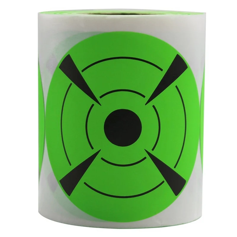 125 штук съемки наклейки мишень 3 дюймов Круглая &quotточки&quot Н-ролл для сильный клей