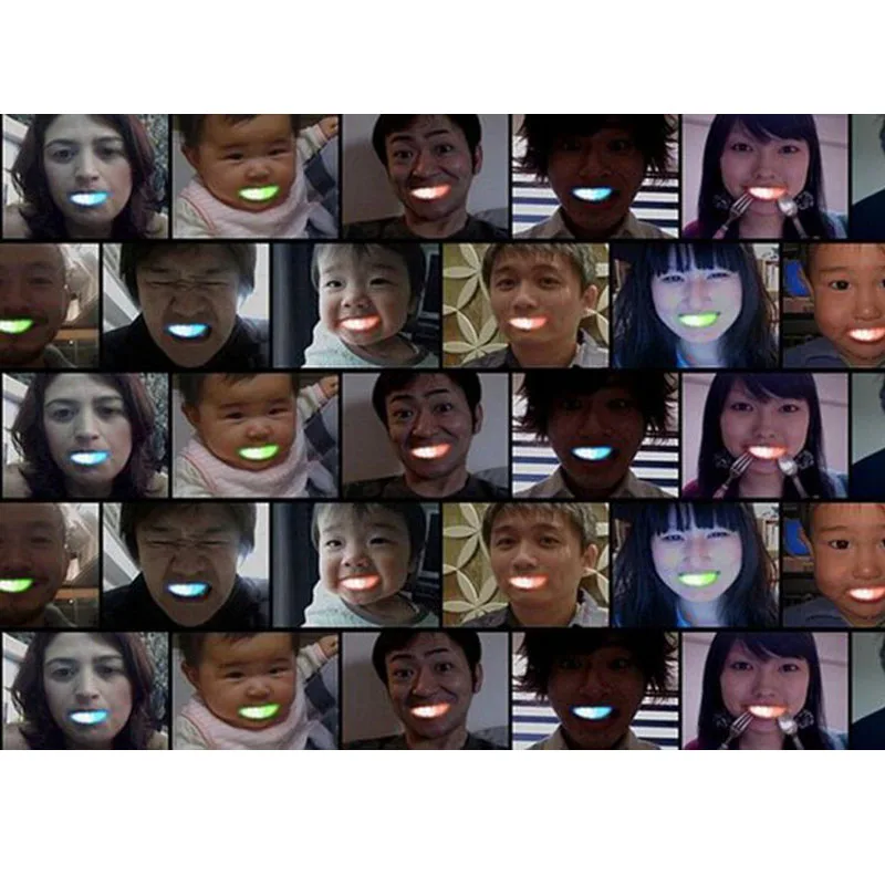 1 шт. Хэллоуин светящиеся зубы светодиодный свет мигающие огни Забавные игрушки