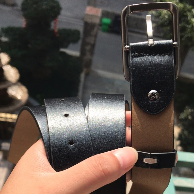 

New Vintage Fashion Long Belt Personality Waist Wide Black Genuine Leather Straps shirt Waistband Belt For Women Accessory