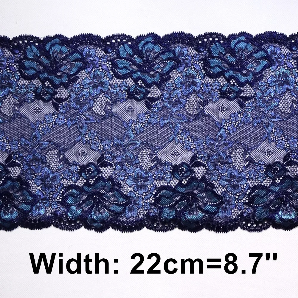 22 см ширина одежды кружевные аксессуары темно синие эластичные ленты лента для