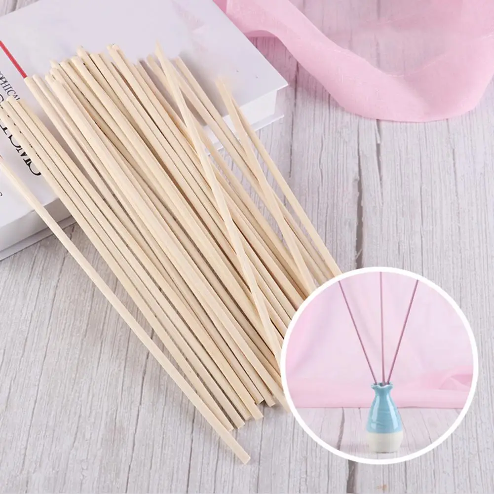 

100Pcs 18cm x 0.3cm Fiber Sticks Diffuser Aromatherapy Volatile Rod for Home Fragrance Diffuser Home Decoration Tools