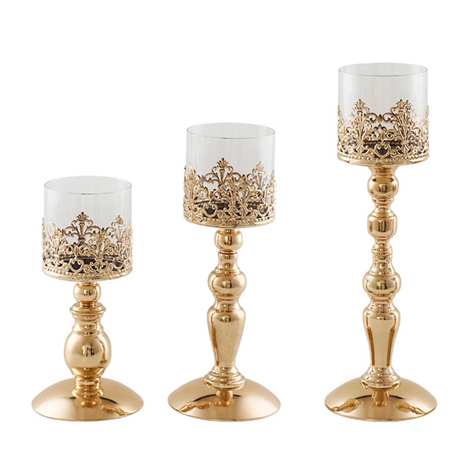 

Элегантный Подсвечник для столового стола, металлический подсвечник, украшение для свадьбы, Рождества, Хэллоуина