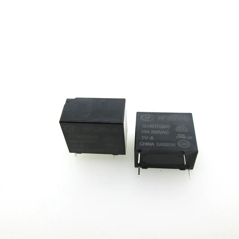 

Лидер продаж, новинка, 12V реле HF32FV-G-12-HSTF HF32FV G 12 HSTF HF32FVG12HSTF DC12V 12VDC 12V 250VAC 10A 4PIN