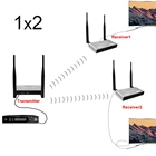 1x 2 беспроводной HDMI удлинитель USB KVM передатчик приемник сплиттер 200 м для PS3 PS4 PS5 Xbox переключатель ТВ приставки ноутбука ПК для монитора телевизора