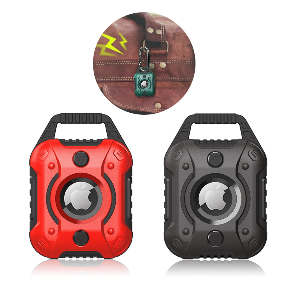 

Case For Apple Airtag Tracker Protective Cover Airtag Keychain TPU Armor Shockproof Shell For AirTag Anti-lost Sleeve Airtags