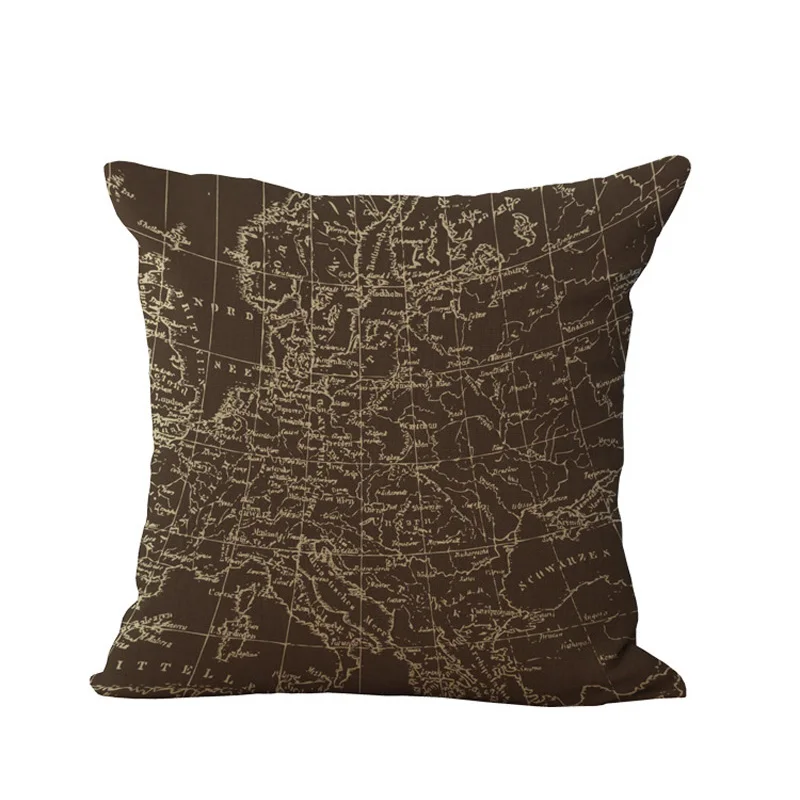 Новая подушка чехол s хлопковая и льняная Подушка Чехол напечатанная наволочка с