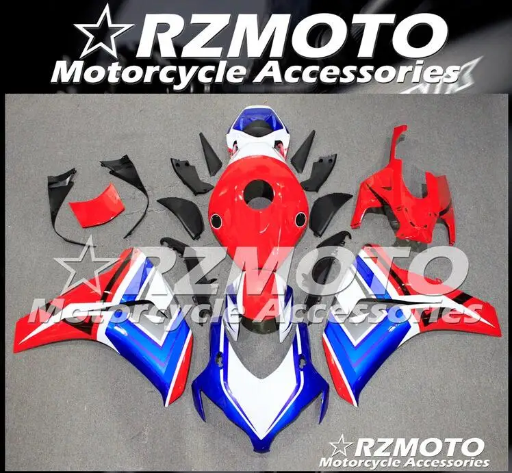 

4 бесплатных подарка, новинка, обтекатель, Набор для HONDA CBR1000RR 2008 2009 2010 08 09 10 11, кузов красного и синего цвета