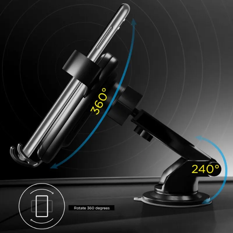 

Mayitr Support Auto Locking Phone Stand Holder Car Universal Air Vent Mount Metal Gravity Mobile Phone Holder Stand Bracket