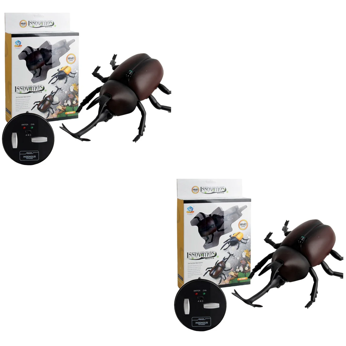 

2 Sets Electric RC Beetle Simulation Walking Swerve Beetle Insect
