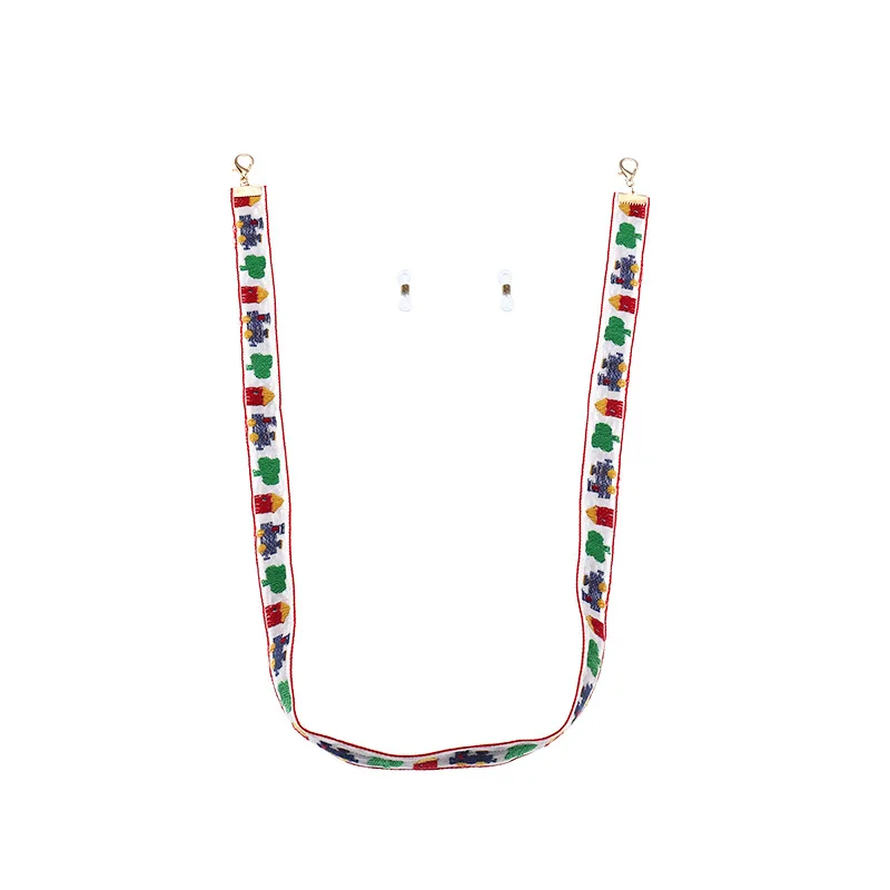 Новый тканевый брелок для очков с рисунком омаров застежка маска цепочка