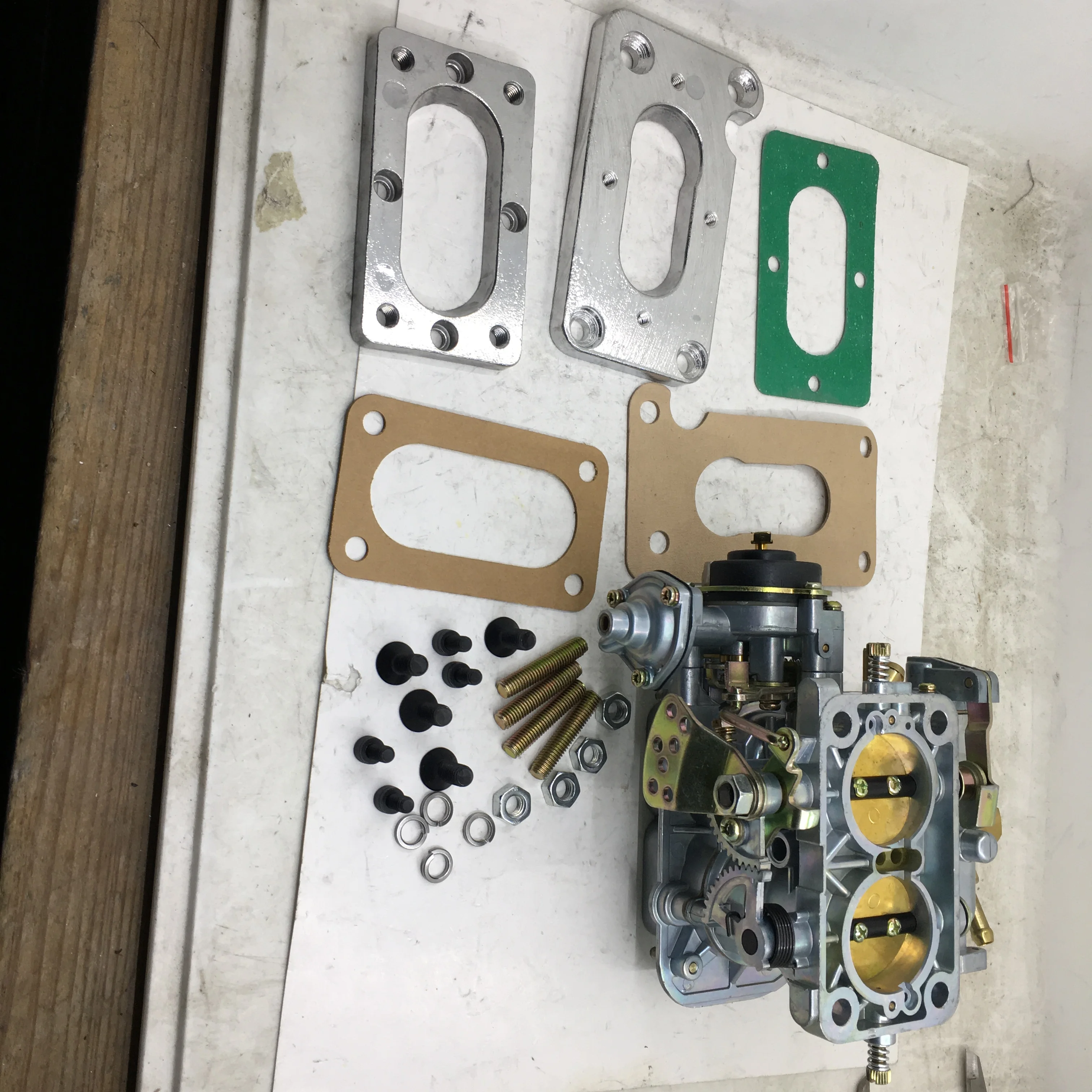 SherryBerg fajs EMPI Weber Carburetor Adapter plate for Mazda B2000 B2200 adpater+ 38x38 38mm dges dgas dgs carburettor carb | Автомобили