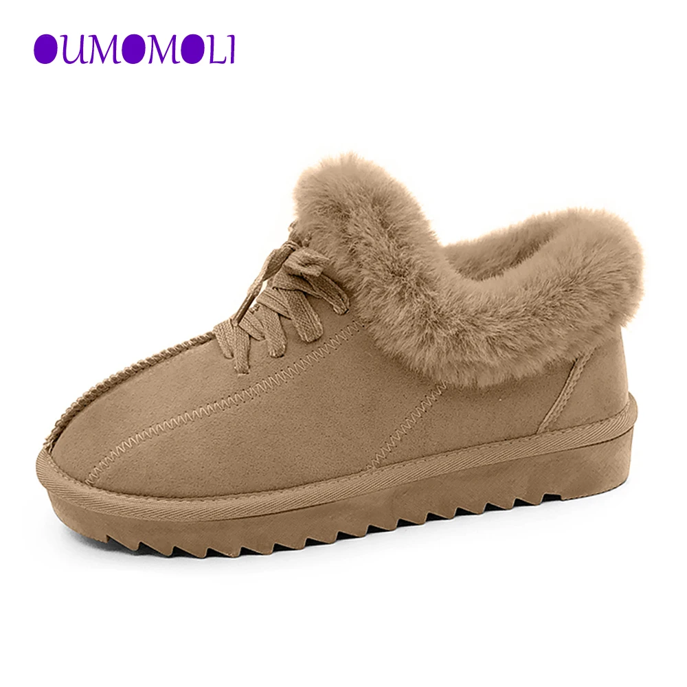 2020 модные новые зимние женские ботинки милые на меху водонепроницаемая и