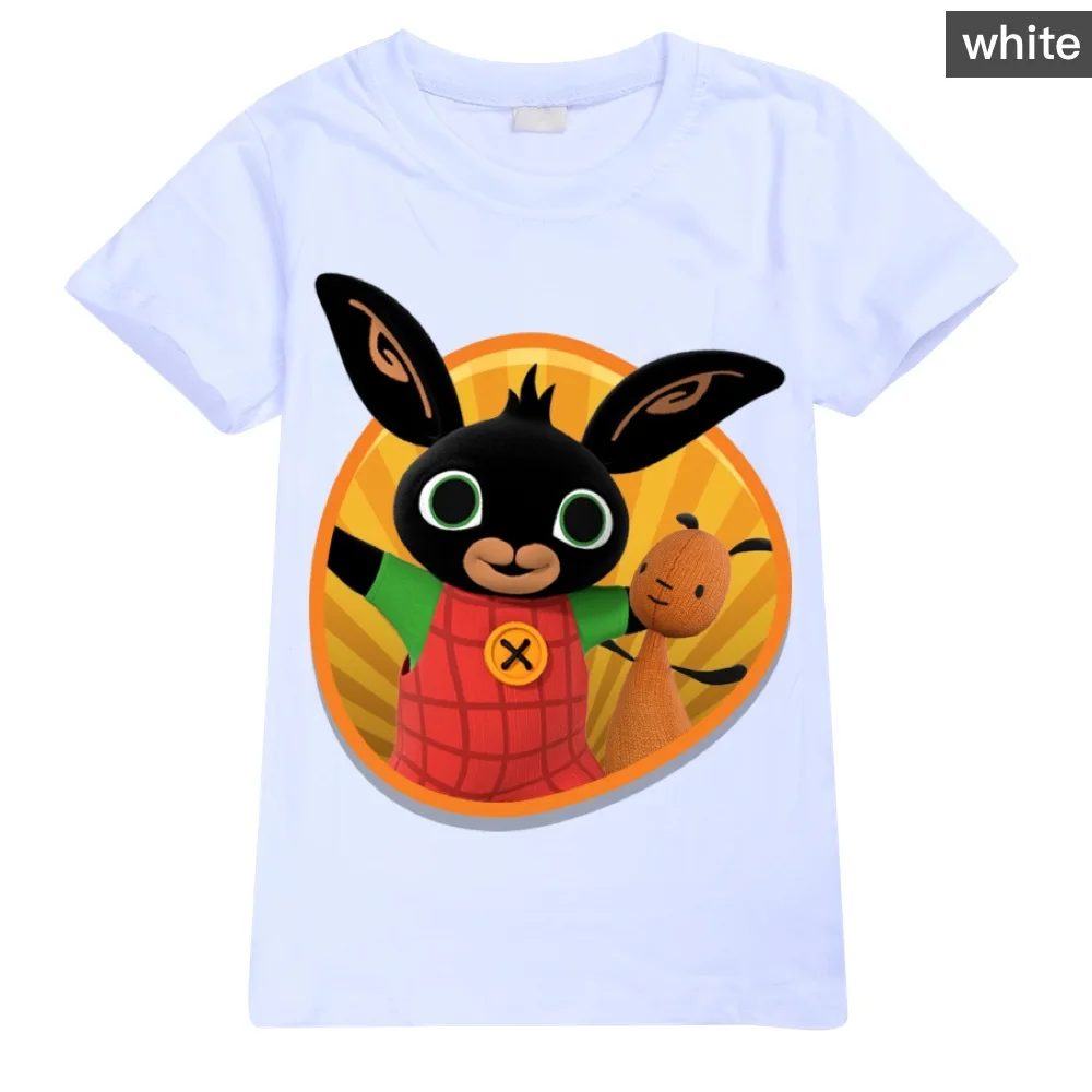 

summer new cotton children's clothing Bing Rabbits children's casual tops boys and girls short-sleeved T-shirt
