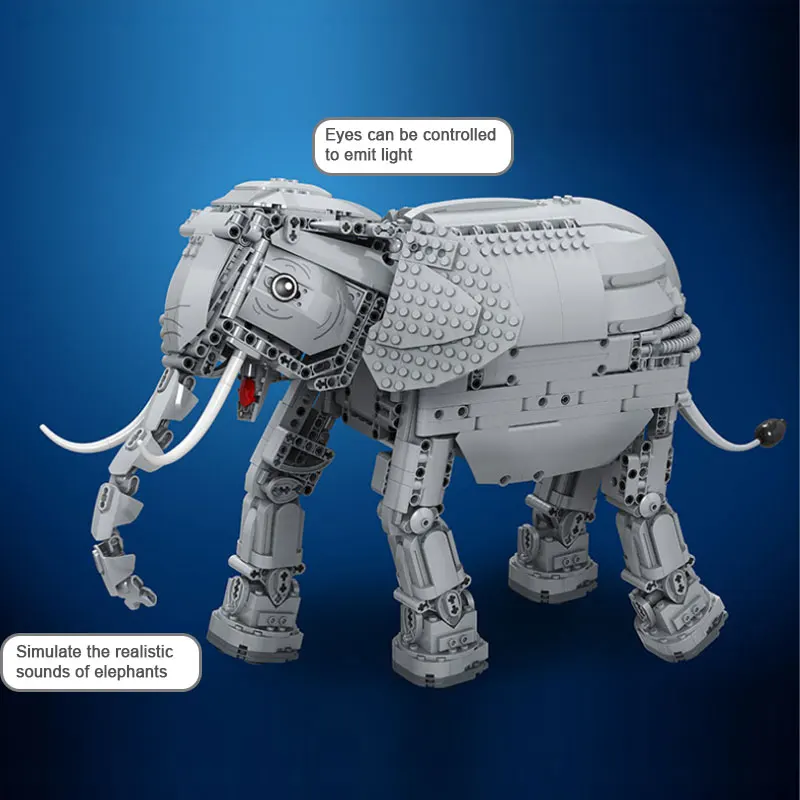 

WINNER 7107 High Tech Creators Creative RC Remote Control Elephant Animal Electric Building Blocks Toy for Children Gift