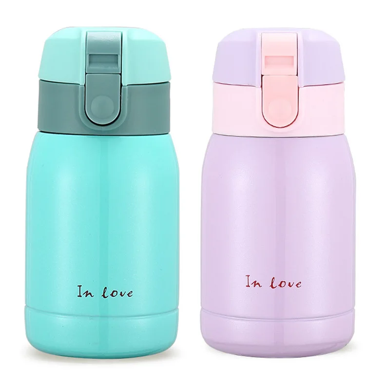 200 мл мультфильм термос чашка бутылка для детей из нержавеющей стали термосы воды