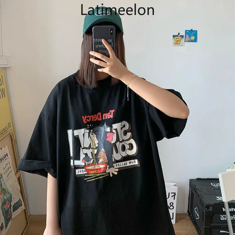 

Short Sleeve T-Shirt Men's Instagram Student Tide Go with Korean Edition Men's Bb0 Loose Half Sleeve 100% Cotton Summer T Shirts