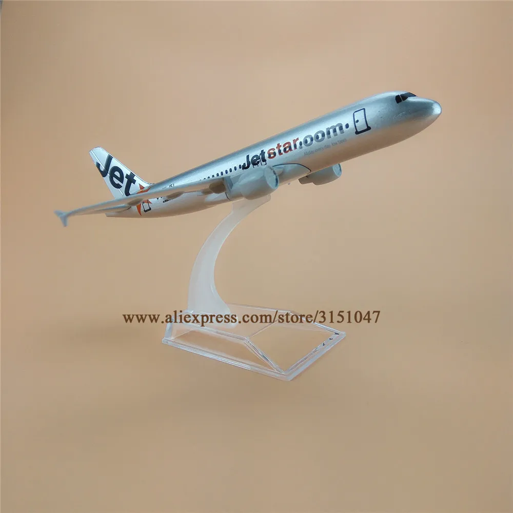 Сплав металла Jet Air Jetstar A320 Airlines модель самолета Airbus 320 Airways Детские Подарки 16 см |