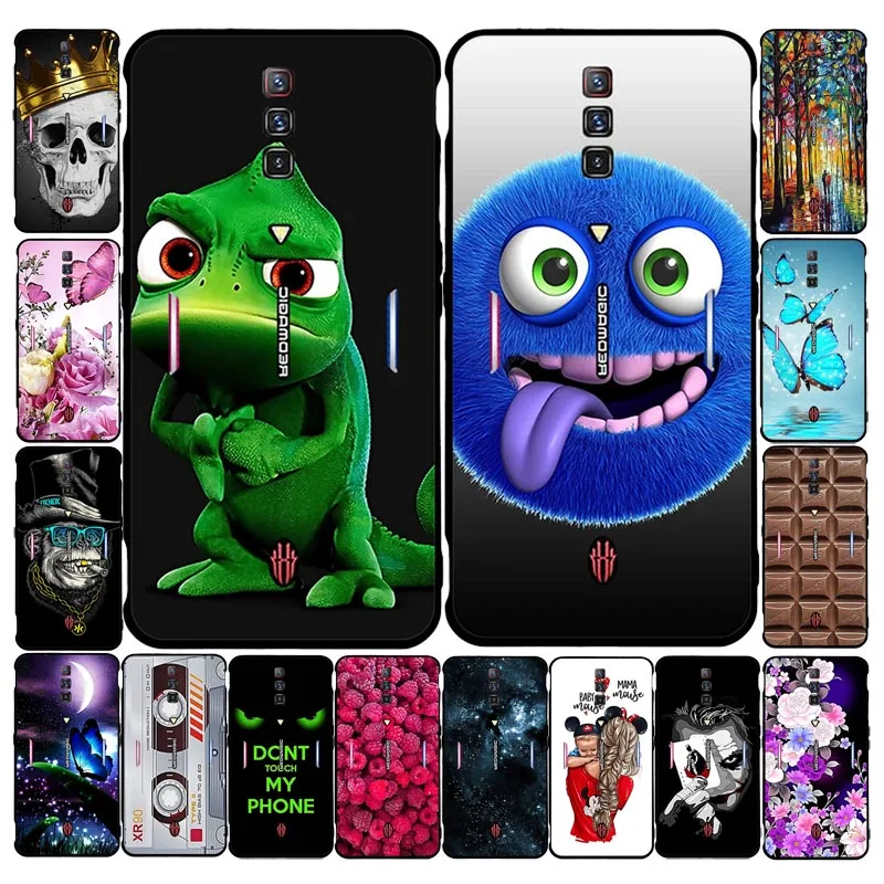 

For ZTE nubia Red Magic 6 Pro Case Phone Cover Soft Silicone Case for ZTE nubia Red Magic 6 Case TPU Bumper Coque Fundas