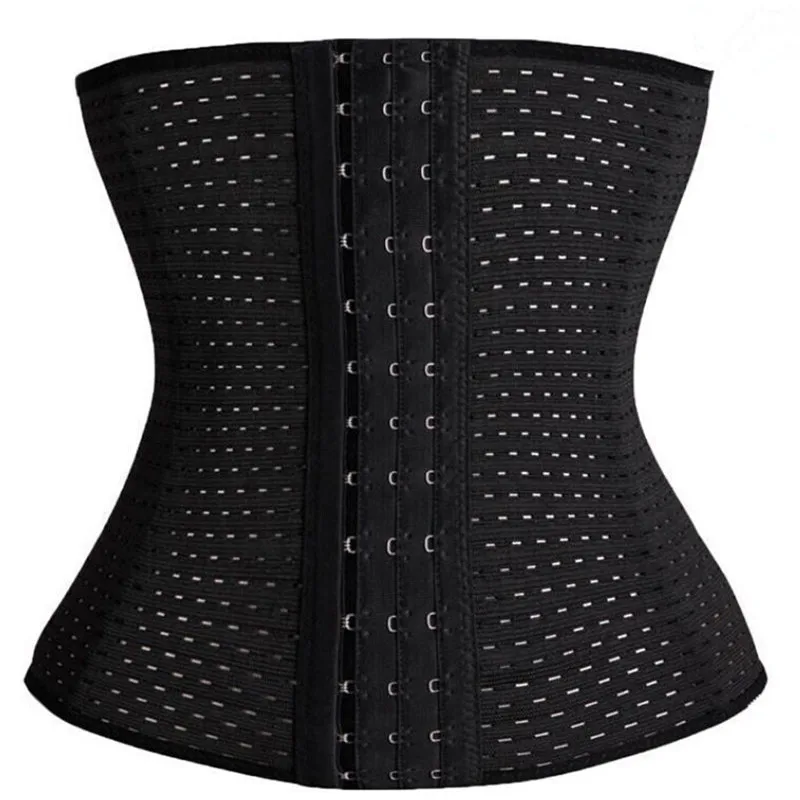 

Hot Fashion Plus Size Shapewear Solid Slim Breathable Strap Waist Trainer Sexy Women Body Shapers