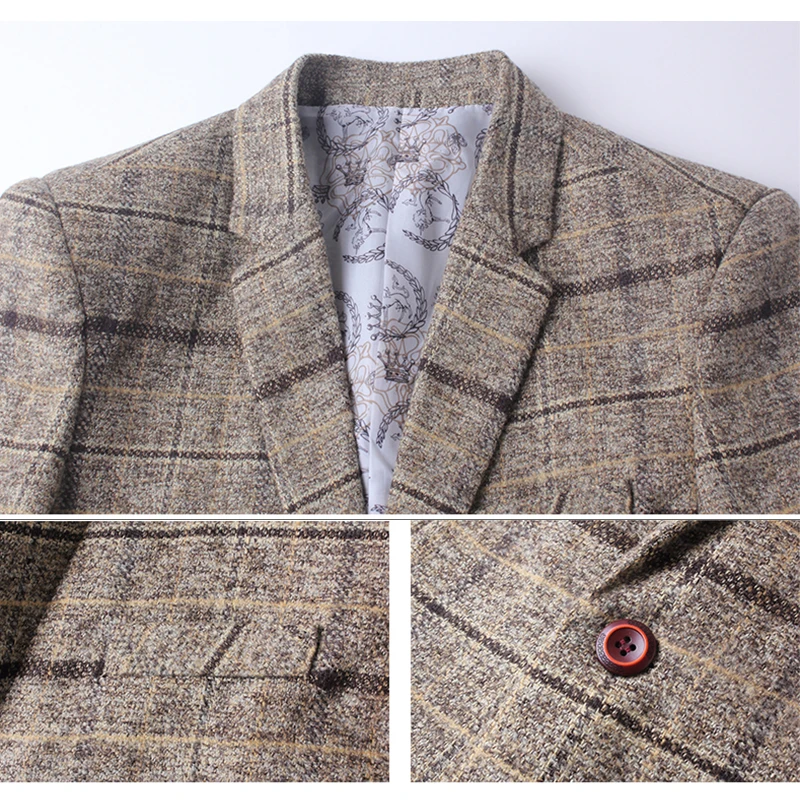 Новое поступление 2020 деловой мужской блейзер повседневный Блейзер Мужская