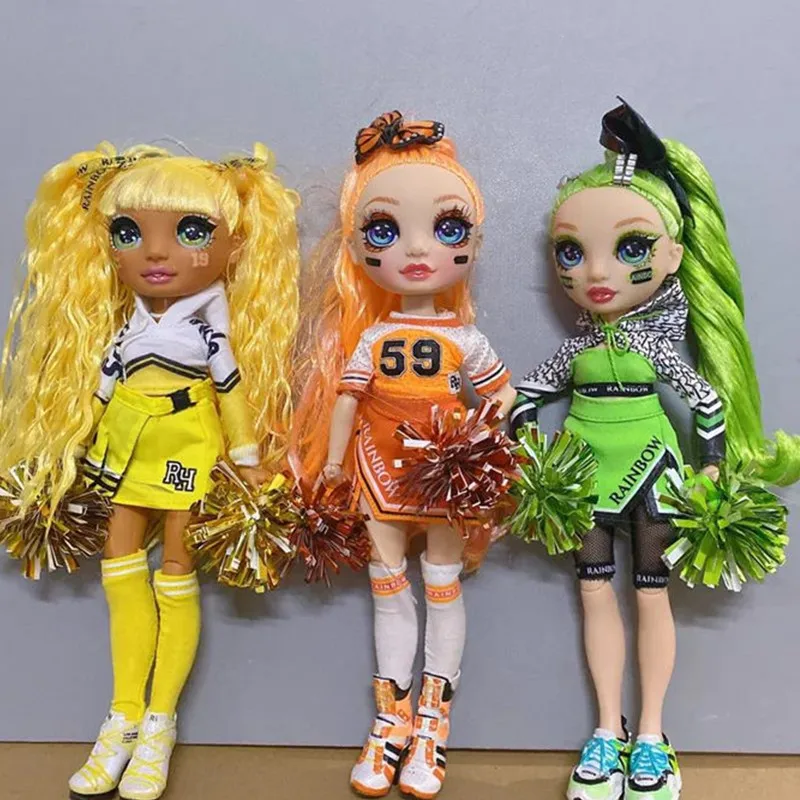 1/6 шарнирная баскетбольная чирлидерская кукла-слайм полный комплект радужные