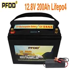 Литиевые аккумуляторы 12 В, 12,8 А ч, LiFePO4, BMS, В, для автодомов, кемперов, гольф-каров, внедорожников, с солнечной батареей и зарядным устройством