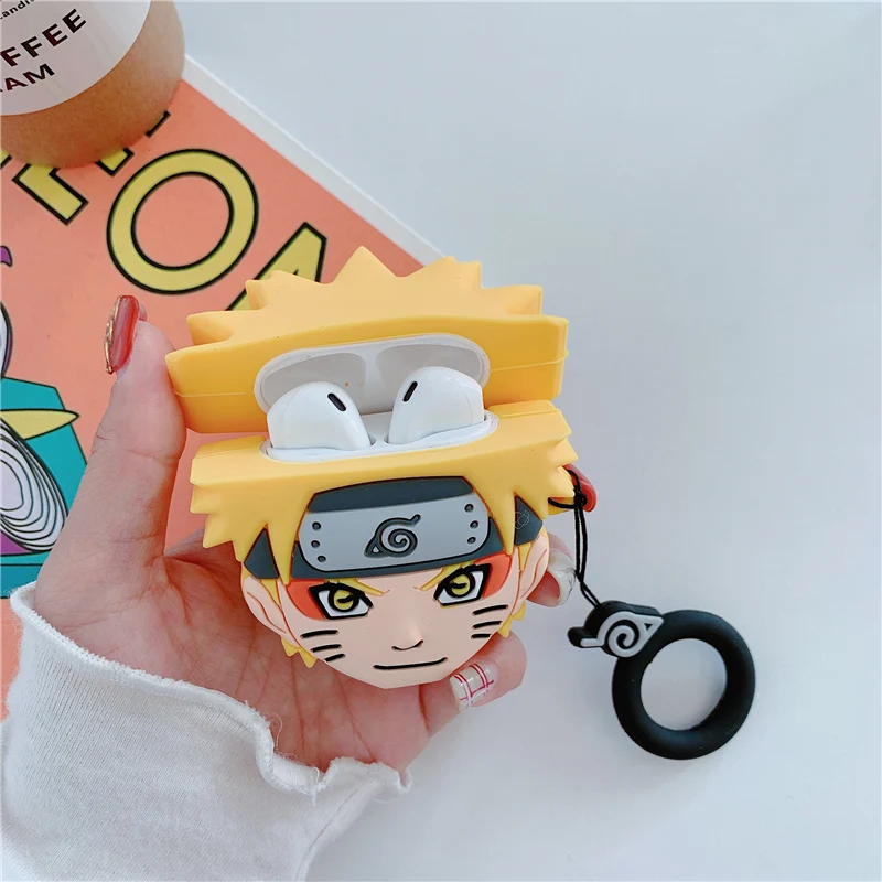 Милый мультяшный 3D Аниме с кольцом беспроводной bluetooth гарнитура силиконовый