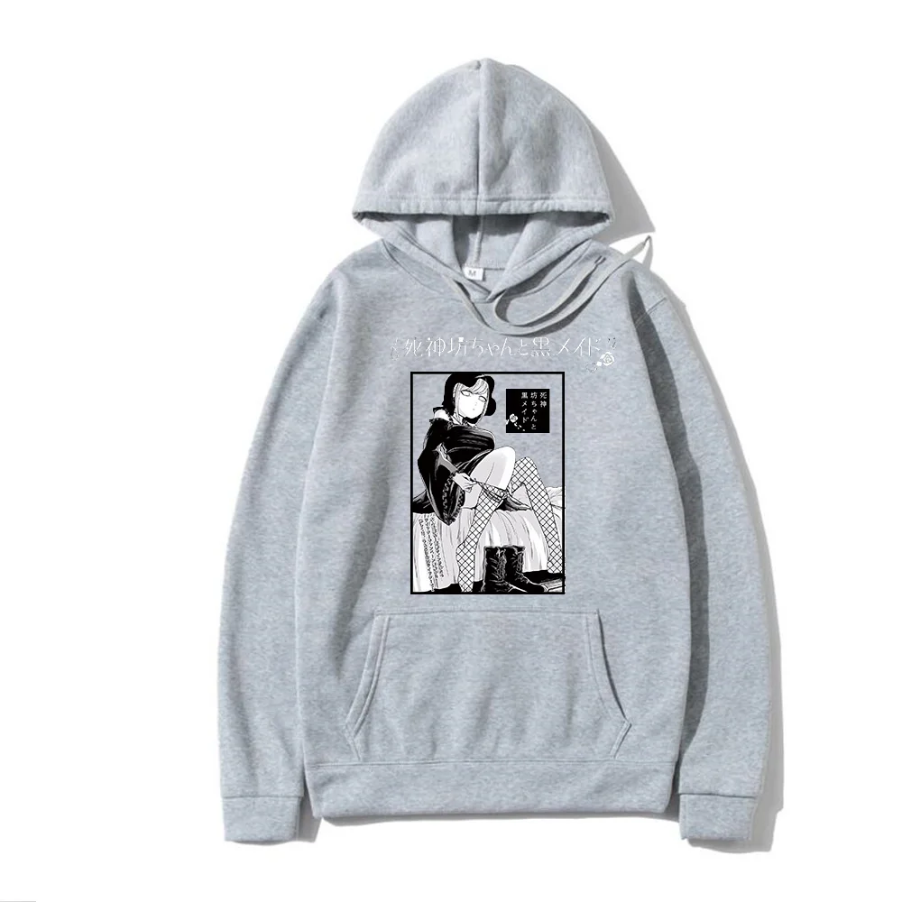 

Толстовка с капюшоном для мужчин и женщин, японское аниме «герк смерти и его горничная», пуловер с капюшоном «Duke of Death Alice»