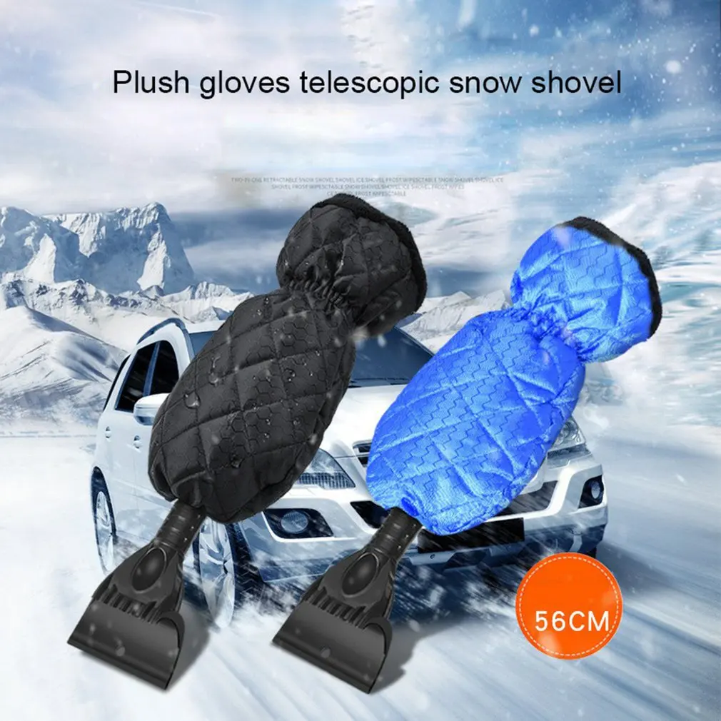 

Car Ice Scraper Mitt Winter Warm Car Windshield Snow Shovel Glove Portable Car Ice Scraper Gloves Car Accessories