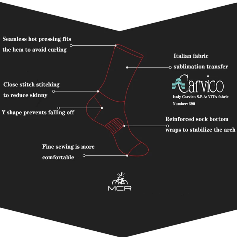 

Quality professionTeam Men Women Cycling Socks MTB Bike Socks Breathable Bicycle Socks Outdoor Sportswear Racing Socks