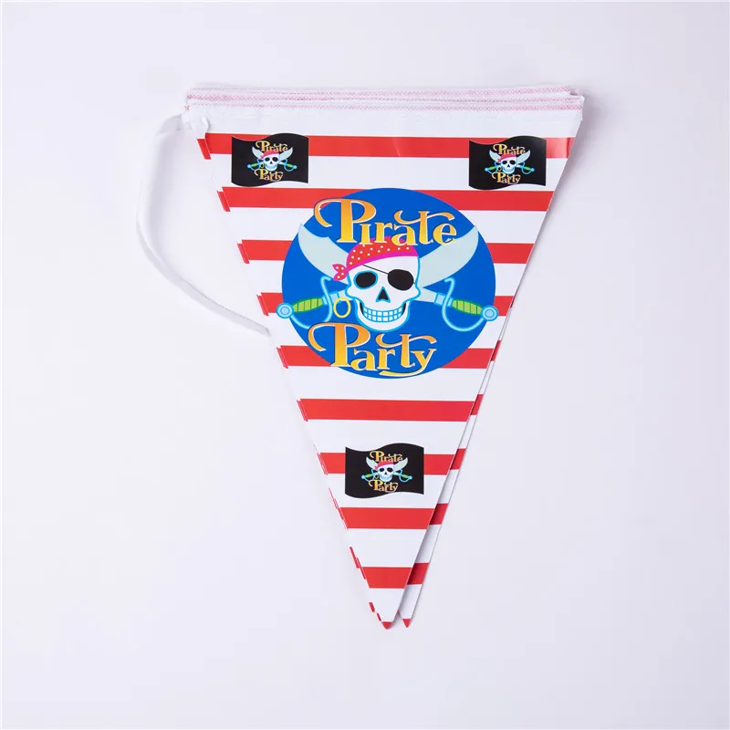 Пиратский вечерние тема набор одноразовой посуды Бумага пластины салфетки