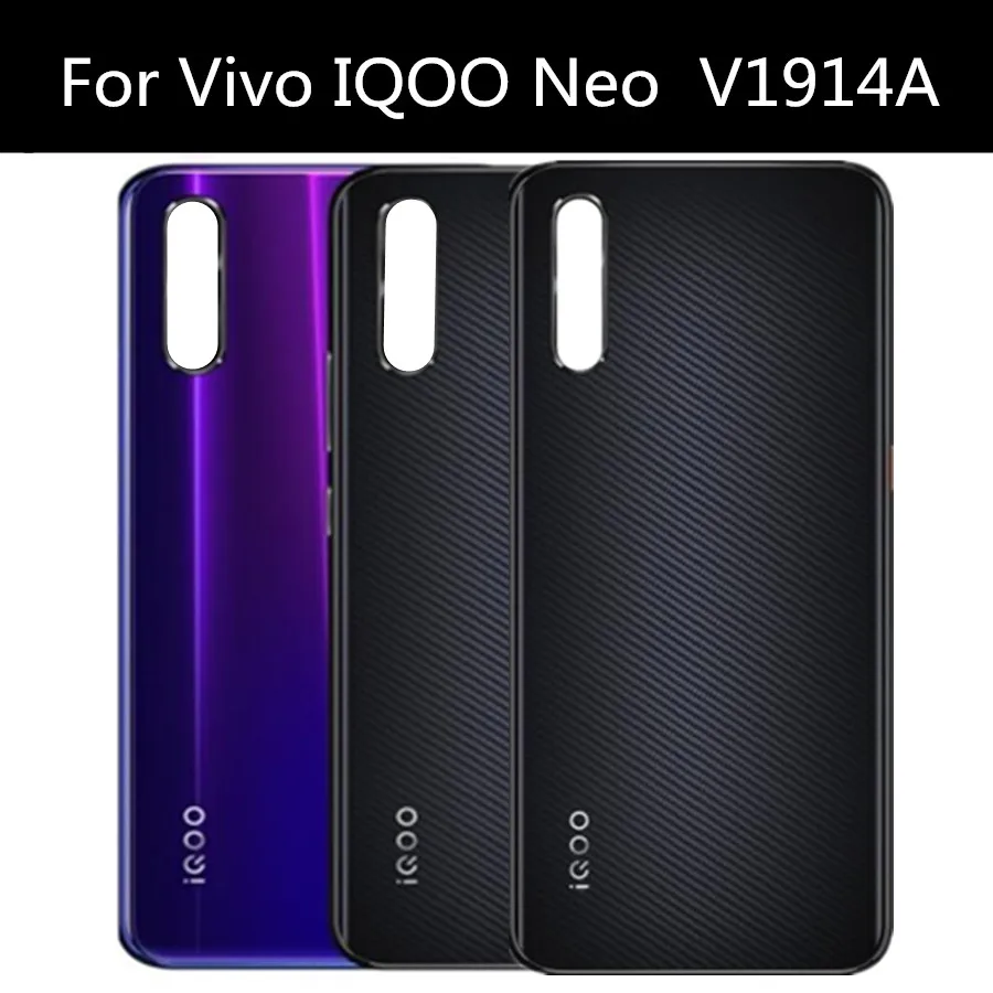 

6.38" For Vivo IQOO Neo Battery Cover Door Housing case Back Glass parts Replacement for vivo V1914A iqoo neo Battery BCover