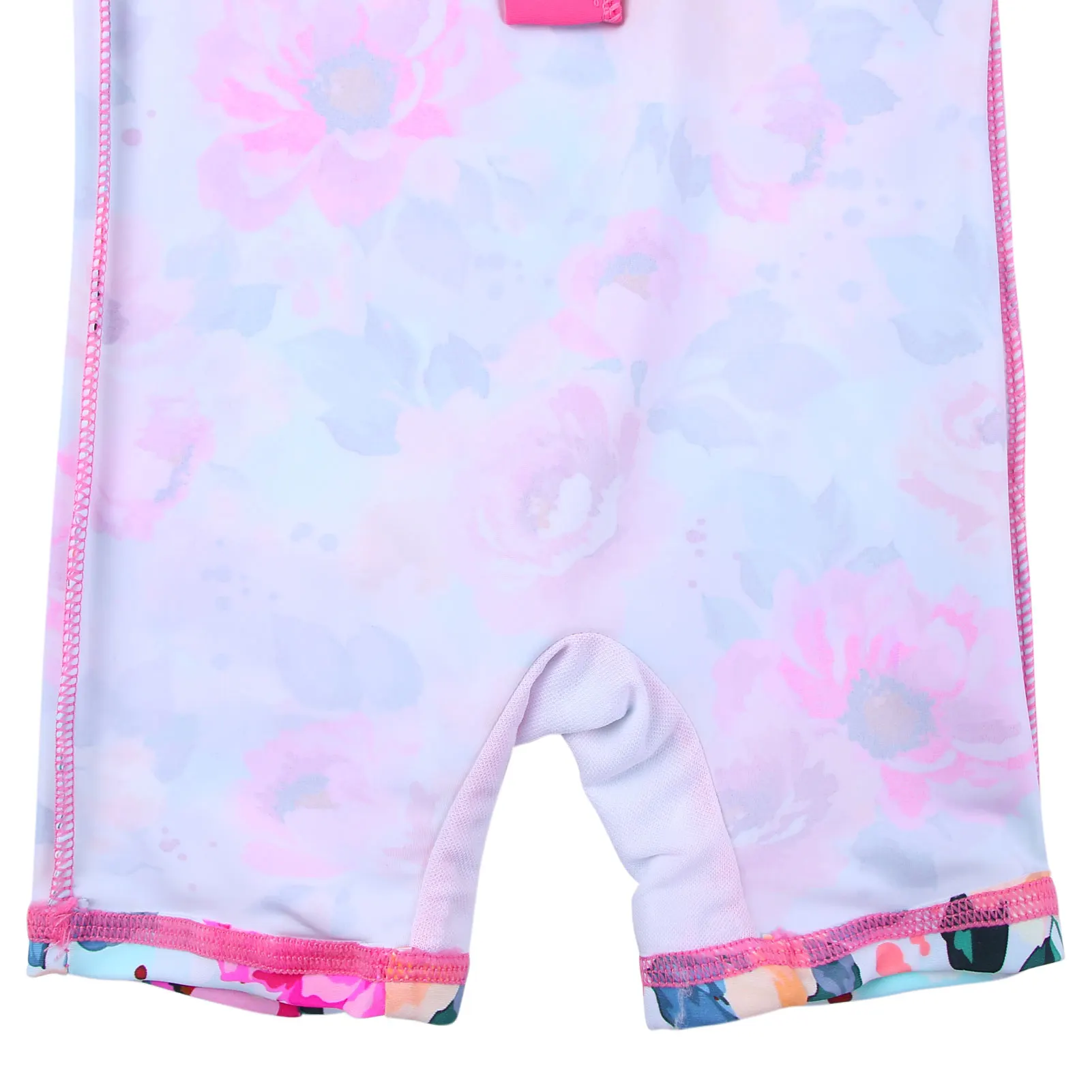 BAOHULU Toddler Girls Swimsuit Floral Print Swimwear One Piece Long Sleeve Bathing Suit with Pants Children Beachwear images - 6