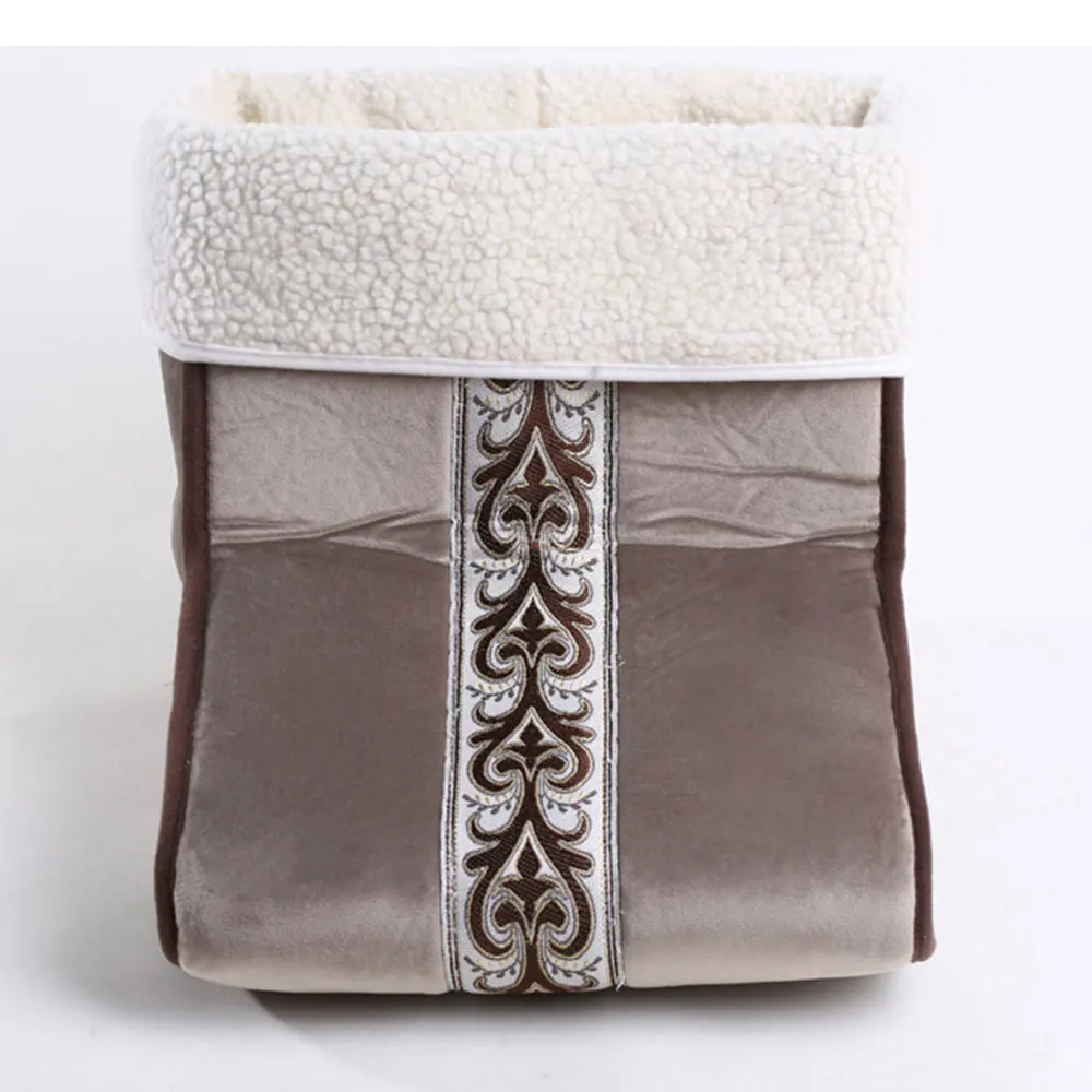 

Флисовый Электрический подогреватель для ног, 1 шт., моющиеся режимы контроля температуры, регулируемый съемный подогреватель, подарок для ...