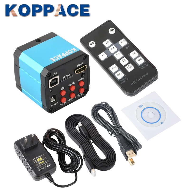 KOPPACE 21MP промышленный микроскоп камера 1080P 60FPS HDMI/USB цифровая мобильный телефон